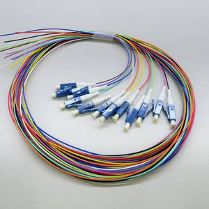 Cables de Fibra Óptica FTTH de 12 Núcleos con Conectores LC/UPC de Cabeza Cuadrada Pequeña, Pigtails de Fibra Óptica LC, Precio de Fábrica - Product Image 4