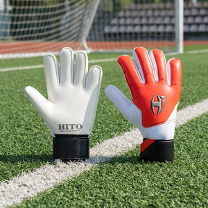 Professional Goalkeeper <b>Gloves</b> new <b>Latex</b> 4mm Orange Football <b>Gloves</b> Protective Finger Breathable Soccer Goalkeeper <b>Gloves</b> - Product Image 5