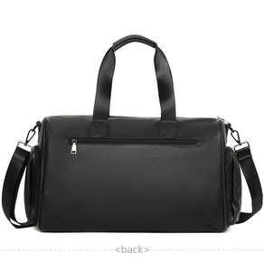 Sac bandoulière messager en cuir véritable NESTA SPORTS 100 %, grande capacité, décontracté, pour voyage, avec décoration nœud et lettres - Product Image 2