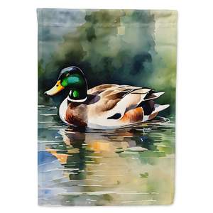Mallard Bandera de jardín multicolor Buzón decorativo Bandera de patio para ilustraciones de patio para macizos de flores de tamaño de jardín - Product Image 1