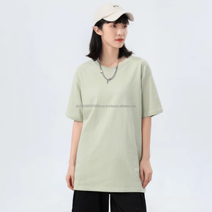 Summer T-<b>shirt</b> 100% Cotton Breathable <b>Men's</b> Plain Tee <b>Shirts</b> Custom Logo - Product Image 1