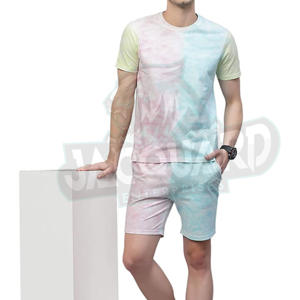 Ensemble 2 pièces pour homme : chemise à manches courtes boutonnée et short, respirant, imprimé, été, fabriqué au Pakistan - Product Image 4