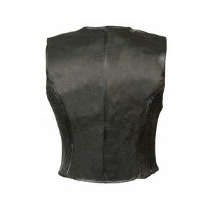 Chaleco de Cuero Lujoso para Mujer, con Cuero Genuino, Ultra Suave y Acolchado con Algodón, Estilo Urbano para Invierno - Product Image 2