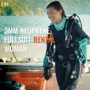 Professional 3mm Neoprene <b>Wetsuit</b> Woman Scuba Diving Fullsuit Supratex Kneepads Reinforcement Heavy-Duty Rental Use OEM Service - Product Image 2