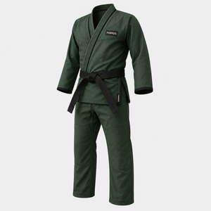 Kimono de karaté bleu Fawkes pour hommes, en coton respirant et durable, vêtements d'arts martiaux pour l'entraînement, prix bas, vente en gros, personnalisation OEM - Product Image 4