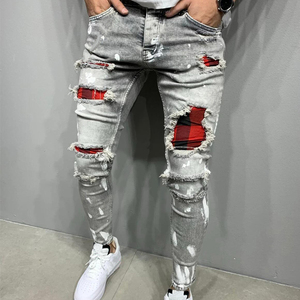 Pantalon de moto camouflage pour homme avec protections de genoux, plusieurs poches, fermeture éclair, toile mi-lourde, style motard, pour l'automne - Product Image 5