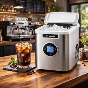 Máquina de Hacer Hielo Automática OEM ODM con Tecnología de Enfriamiento Avanzada y Construcción Duradera de Acero Inoxidable, 1 Año de Garantía - Product Image 1