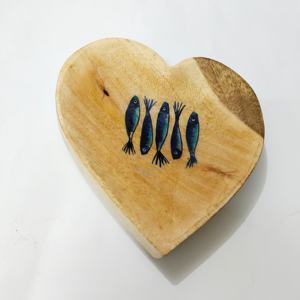 ถาดไม้รูปหัวใจที่แตกและทำจากเรซินถาดใส่ผลไม้แห้งสวยงามเหมาะสำหรับเป็นของขวัญและเสิร์ฟของตกแต่งอย่างหรูหรา - Product Image 5