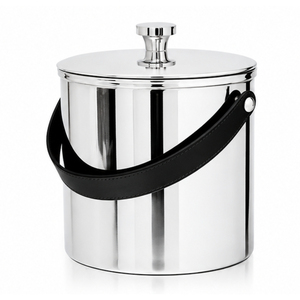 Seau à glace en acier inoxydable avec couvercle, double paroi isolée, seaux à glace en métal, articles de bar commerciaux, refroidisseur à vin et champagne pour hôtel - Product Image 2
