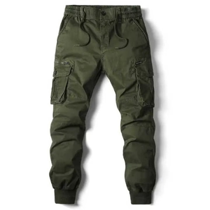 Men's Casual Cargo Jogger Pants High Waist Drawstring Trousers with Pockets Lightweight Design - Product Image 4