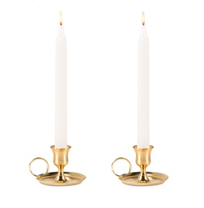 Portavelas Cónicos Clásicos de Metal Dorado al por Mayor, Ecológicos, Decorativos para el Hogar, Navidad, Portavelas de Lujo para Bodas - Product Image 4