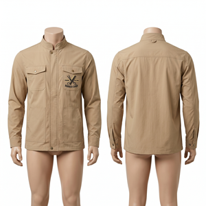 Chaqueta de Barbero para Hombre, 180 GSM, Tela de Poliéster Premium, Rosa, Manga Corta, Diseño de Paneles, Botones a Presión, Logotipo Bordado Personalizado - Product Image 2