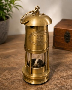 Direct Factory Supply Vintage <b>Brass</b> Miner <b>Lantern</b> Royal Navy Oil Lamp Nautical Hanging Light Available At Factory Price - Product Image 4