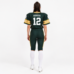 Conjunto de Camiseta de Fútbol Retro de los Años 70 y Pantalones de Compresión Personalizados para Mujer (OEM) - Product Image 2