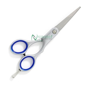 Tijeras de Peluquería de Acero Inoxidable de Primera Calidad, con Agarre de Goma Cómodo, Color Personalizado, Diseño Clásico Recto, Afiladas - Product Image 3