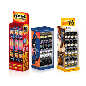 Custom Foldable Corrugated <b>Display</b> Rack for Consumer Electronics, Car Phone Hooks and Floor Pegboard Storage - Product Image 4