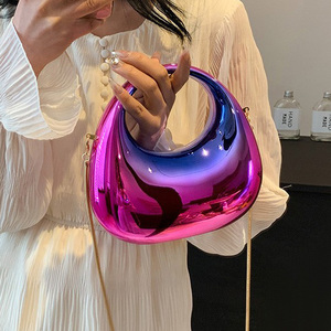 Bolsos bandolera de acrílico para mujer, de verano, con cadena, bolsos de diseño de acrílico a la moda, de marcas famosas, mini bolso cruzado para damas. - Product Image 3