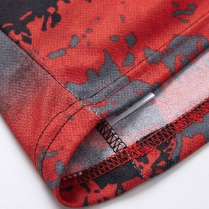 Camiseta de Manga Larga Estampada para Hombre 2025, para Motociclismo y Ciclismo de Montaña, de Secado Rápido y Transpirable, Cuello en V, 100% Poliéster - Product Image 5