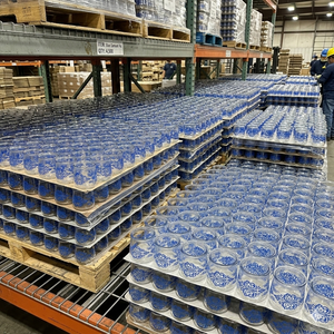 Elegant Glass Jar <b>Candle</b> Set – Blue Floral Design deal for <b>bulk</b> purchase, export, and private labeling suitable for occasions - Product Image 4