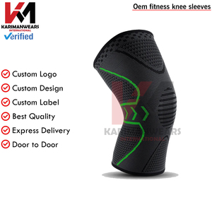 Breathable <b>Knee</b> <b>Sleeves</b> Men Women <b>Compression</b> Support Gym Workout Recovery Wholesale Supplier - Product Image 6