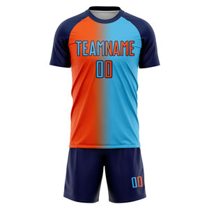 ชุดฟุตบอลดีไซน์หลากสีชุดฟุตบอลมาใหม่ชุดฟุตบอลน้ำหนักเบา - Product Image 1