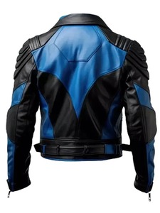เสื้อแจ็คเก็ตมอเตอร์ไซค์สไตล์เรโทรสำหรับผู้ชาย - Product Image 2