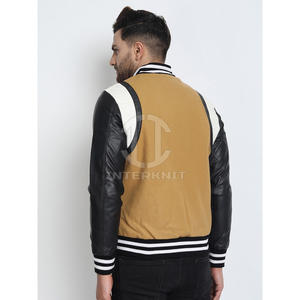 Veste bomber en nylon imperméable, logo brodé personnalisé, légère, style baseball, colorée, pour le printemps - Product Image 5