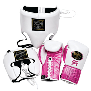 ถุงมือชกมวยคุณภาพสูง No Boxing No Life สีเขียวทะเลและสีทอง หนังแท้ 100% แบบผูกเชือก ระบายอากาศได้ดี สำหรับผู้ใหญ่ ฝึกซ้อมและต่อยมวย - Product Image 6