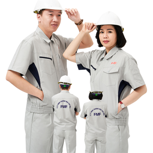 Personnalisable hommes et femmes costumes de travail Durable CONCEPTION PRIVÉE vêtements de soudage et lavage de voiture uniforme toile tissu quantité minimale de commande basse uniforme FMF - Product Image 5