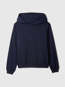 เสื้อฮู้ดแบบยูนิเซ็กซ์ ผ้าฝ้าย 100% เฟรนช์เทอร์รี่ สีพื้น มีกระเป๋า ดีไซน์ลำลอง ใส่ได้ในฤดูใบไม้ร่วง ทรงโอเวอร์ไซส์ ความยาวปกติ - Product Image 2