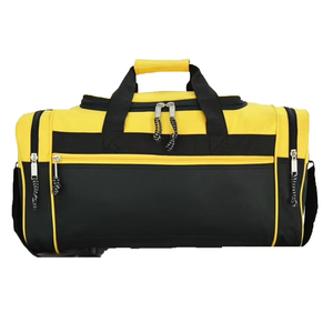 Bolsa de yoga grande con logo personalizado, accesorios para gimnasio, bolsa de algodón para mujer, bolsa de yoga de hombro, bolsa de deporte amarilla y negra para hombre y mujer - Product Image 3