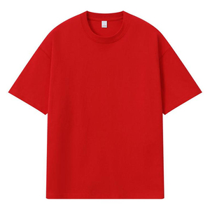 เสื้อยืดคอกลมทรงปกติ น้ำหนัก 200 กรัม ผ้าฝ้าย 100% สกรีนโลโก้ด้านหน้า แขนกลาง สไตล์ไฮสตรีท สำหรับผู้ชาย พิมพ์ลายดิจิทัล ระบายอากาศได้ดี - Product Image 3