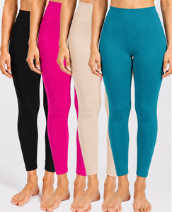 Custom Logo Ankle Length High Waist Four Way Stretch <b>Butt</b> <b>Lifting</b> Spandex Women Gym Yoga Pants Elastic Waist Quick Dry <b>Legging</b> - Product Image 2