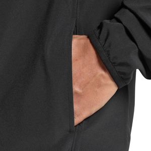 Men Slim Fit Track Jacket Lightweight Zip Up Hooded <b>Windbreaker</b> Training Running Sportswear Casual Activewear <b>Black</b> Coat - Product Image 6