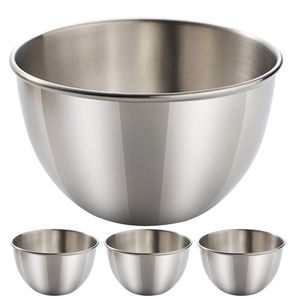 Tazón de metal comercial apto para preparación, servicio, almacenamiento y presentación de alimentos en buffet. - Product Image 1