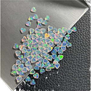 Ópalo Etíope Natural, Corte Corazón, Perlas Lisas de 6-10 mm, Orificio de 0.5 mm, Piedra Preciosa para Joyería, Venta al por Mayor por Trimurti Gems - Product Image 3
