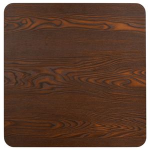 Tavolo da bistrot marrone scuro 19.7 tavolo da ristorante "x 19.7" MDF - Product Image 4