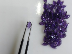 Ametyste violette naturelle africaine, taille marquise 8x4MM, qualité supérieure, pierre précieuse en vrac pour la fabrication de bijoux - Product Image 4