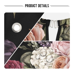 Capa de Peluquería Desechable de Goma Profesional con Logotipo Personalizado OEM, Bajo MOQ, Impermeable, Cierre Ajustable a Presión, Diseño Floral - Product Image 4