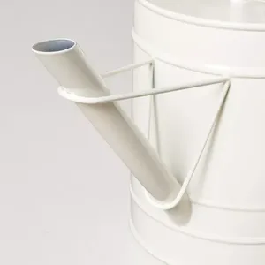 Modern Luxury Watering Can Handmade Brass Finish Indoor <b>Garden</b> Decor-3250M 1.8L Eco-Friendly Metal Watering Can White Powder - Product Image 4