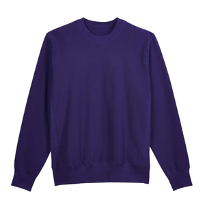 Sweat-shirt en molleton 100% coton pour homme, rouge, séchage rapide, design uni personnalisé, couleur unie, coupe ample. - Product Image 5