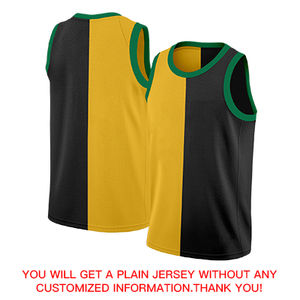 Maillot de basketball personnalisé noir jaune-vert tendance, nouveau modèle 2026, qualité thaïlandaise pour homme, maillot de baseball - Product Image 5