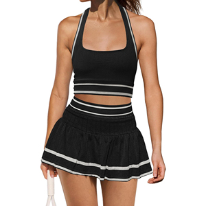 Pickleball Tank and Skort Set for Women Athletic Comfort Women’s Pickleball Summer Outfit Tank Top and Skort - Product Image 6