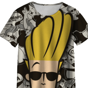 T-shirt imprimé par sublimation intégrale, motif dessin animé, unisexe, haut de gamme, OEM ODM, polyester, haute qualité, imprimé sur mesure, fabrication en usine - Product Image 2