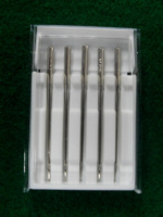 AA0184 Kit de 5 aiguilles à coudre en acier inoxydable de haute qualité de la marque DANKING, pour machine à coudre et couture à la main, argent, Taïwan