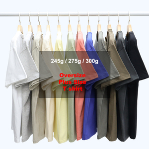 เสื้อยืดเปล่าแบบยูนิเซ็กซ์ ไซส์พลัส 220 กรัม สตรีทแวร์ ทรงปกติ ผ้าหนา 100% คอตตอน ลำลอง พิมพ์ลายตัวอักษร - Product Image 2