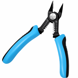 Mini-cisaille de précision en acier inoxydable de 6 pouces, pince coupante à coupe rasante, dénudeur de fils pour 10-20 AWG, fabrication de bijoux, électronique - Product Image 1