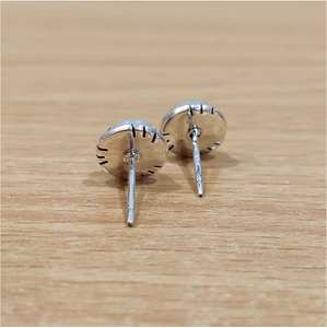 Pendientes de Plata de Ley 925 JAIPUR SILVER, Minimalistas, de 2.6 Gramos, con Lapislázuli, Joyería para Compromiso y Boda - Product Image 3