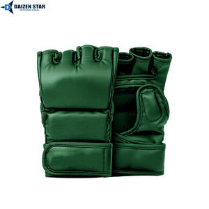 Guantes de Entrenamiento de MMA de Cuero de Alta Calidad con Cierre de Gancho y Bucle en la Muñeca, Agarre para Adultos para Boxeo y Sparring - Product Image 3