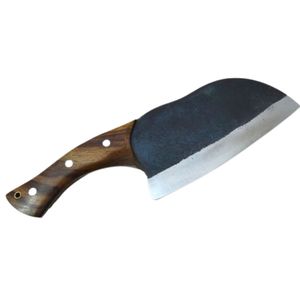 Cuchillos de Carnicero Profesionales con Hoja Rectangular Ancha, Mango de Madera Cómodo y Funda de Cuero para Procesamiento de Carne - Product Image 1